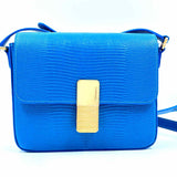 Ateliers Auguste Women's Blue Luxe embossed Purse