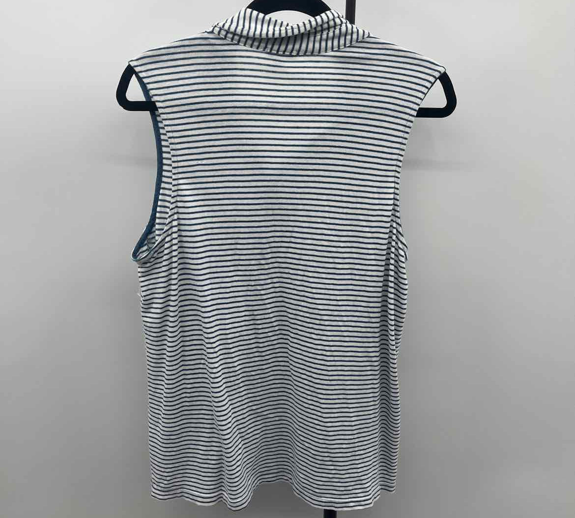 Splendid Women's Size L White Stripe Tank