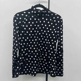 Cynthia Rowley Women's Size M Black dotted Jacket