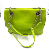 Back KATE SPADE Neon Green Patent Leather Shoulder Bag Purse