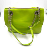 KATE SPADE Neon Green Patent Leather Shoulder Bag Purse