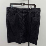 Gap Women's Size 14 Black Solid Skirt