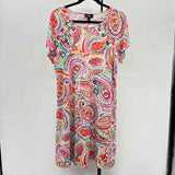 MSK Women's Size 18 Pink Paisley Dress