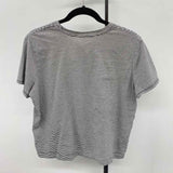 Nike Women's Size L Black Stripe Short Sleeve Shirt