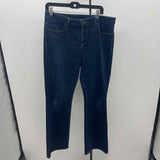 Talbots Women's Size 12 Blue Solid Jeans