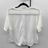 Nike Women's Size XL White Solid Short Sleeve Shirt