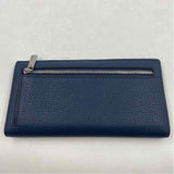 Michael Kors Women's Blue Luxe pebbled Wallet