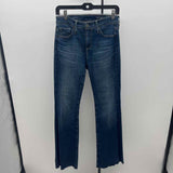 AG Women's Size 0 Blue Solid Jeans