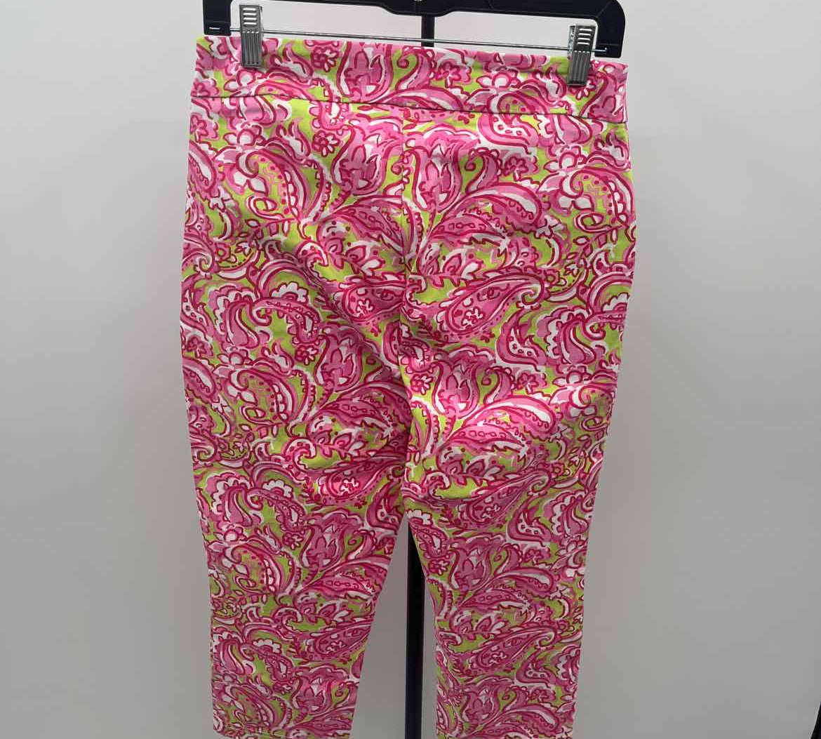 Casey Key Women's Size 6 Pink Floral Capris