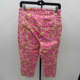 Casey Key Women's Size 6 Pink Floral Capris