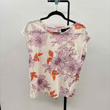 Rachel Women's Size M Pink Floral Short Sleeve Shirt