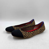 Rothy's Women's Shoe Size 7.5 Tan Animal Print Flats