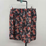 Loft Women's Size 10 Charcoal Floral Skirt