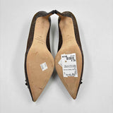 SJP Women's Shoe Size 8 Pewter Shimmer Heels