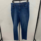 NYDJ Women's Size 10 Blue Solid Jeans