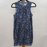 Lucky Brand Women's Size 2 Navy Leaf Dress