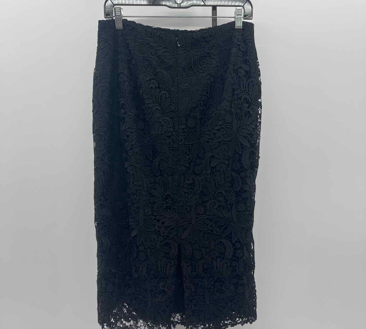 White House Black Market Women's Size 8 Black Lace Skirt