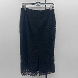 White House Black Market Women's Size 8 Black Lace Skirt