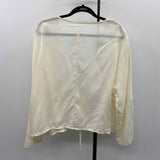 Unbranded Women's Size XL Ivory Solid Cardigan