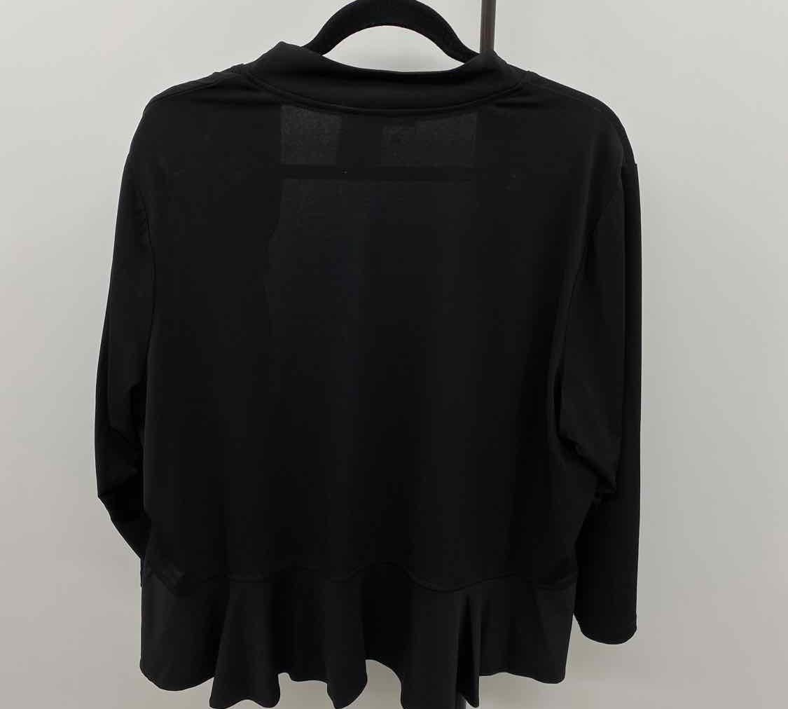 Dress Barn Women's Size XL Black Solid Cardigan