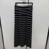 Dress Barn Women's Size 24 Black Stripe Skirt