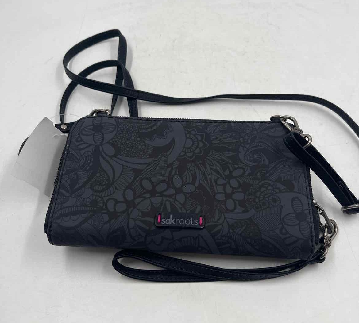Sak Roots Women's Charcoal Multi-Pattern Purse
