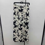 Loft Women's Size 14 Black Floral Skirt