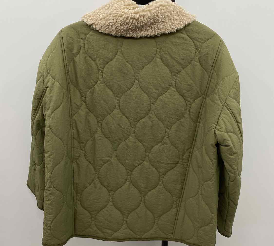 Old Navy Women's Size S Green Quilted Coat