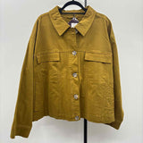 Ava Viv Women's Size 4X Green Solid Jacket