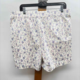 Jach's Girlfriend Women's Size 16 Ivory Floral Shorts