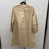 Pomander Place Women's Size 6 Beige Solid Dress