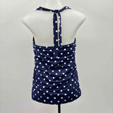 Lands End Women's Size 6 Navy dotted Misc. Swimwear