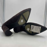 Nine West Women's Shoe Size 8.5 Brown Solid Heels