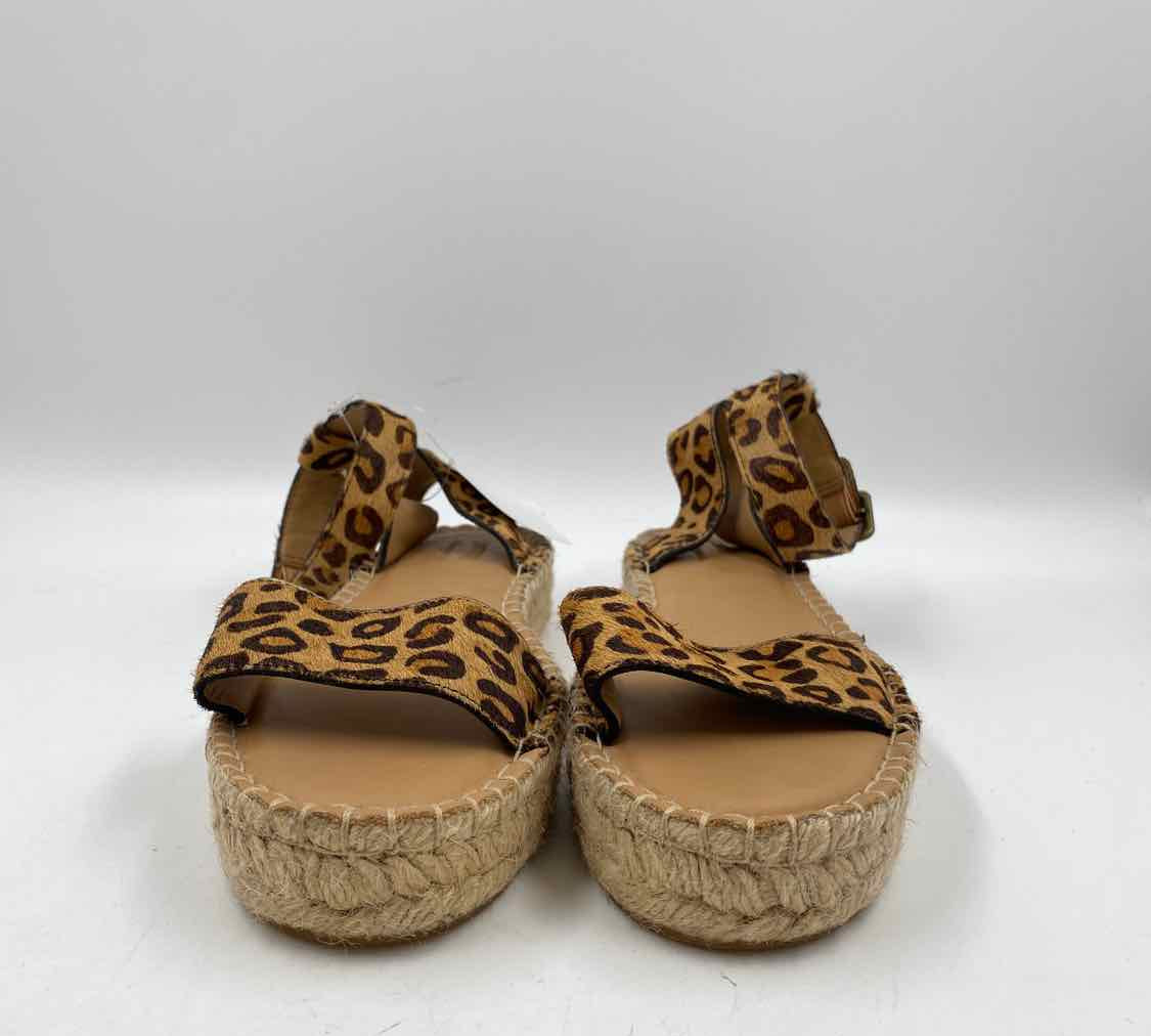 Soludos Women's Shoe Size 7.5 Brown Animal Print Sandals