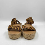 Soludos Women's Shoe Size 7.5 Brown Animal Print Sandals