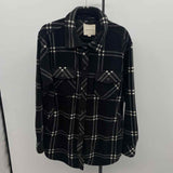Thread & Supply Women's Size L Black Plaid Jacket