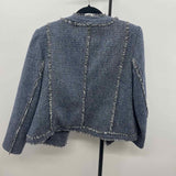 Chico's Women's Size S Blue Stripe Jacket
