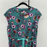 Loft Women's Size 14 Teal Floral Dress