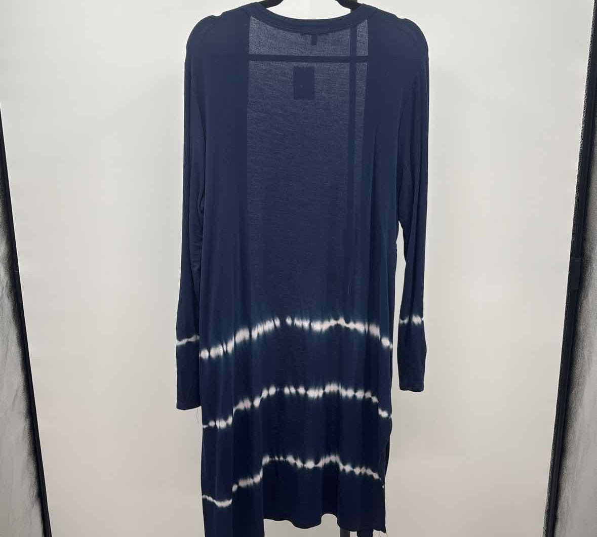 Maurices Women's Size L Navy Tie Dye Cardigan