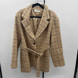 Astr Women's Size L Tan Herringbone Jacket