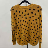 madewell Junior's Size XS Butterscotch dotted Sweater