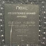 Next Men's Size L Black Solid Cardigan