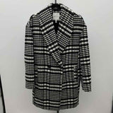 avec les filles Women's Size XS Black Checkered Coat