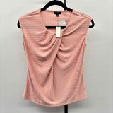 Talbots Women's Size SP Blush dotted Sleeveless Shirt