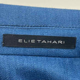 Elie Tahari Women's Size 10 Blue Solid Jacket