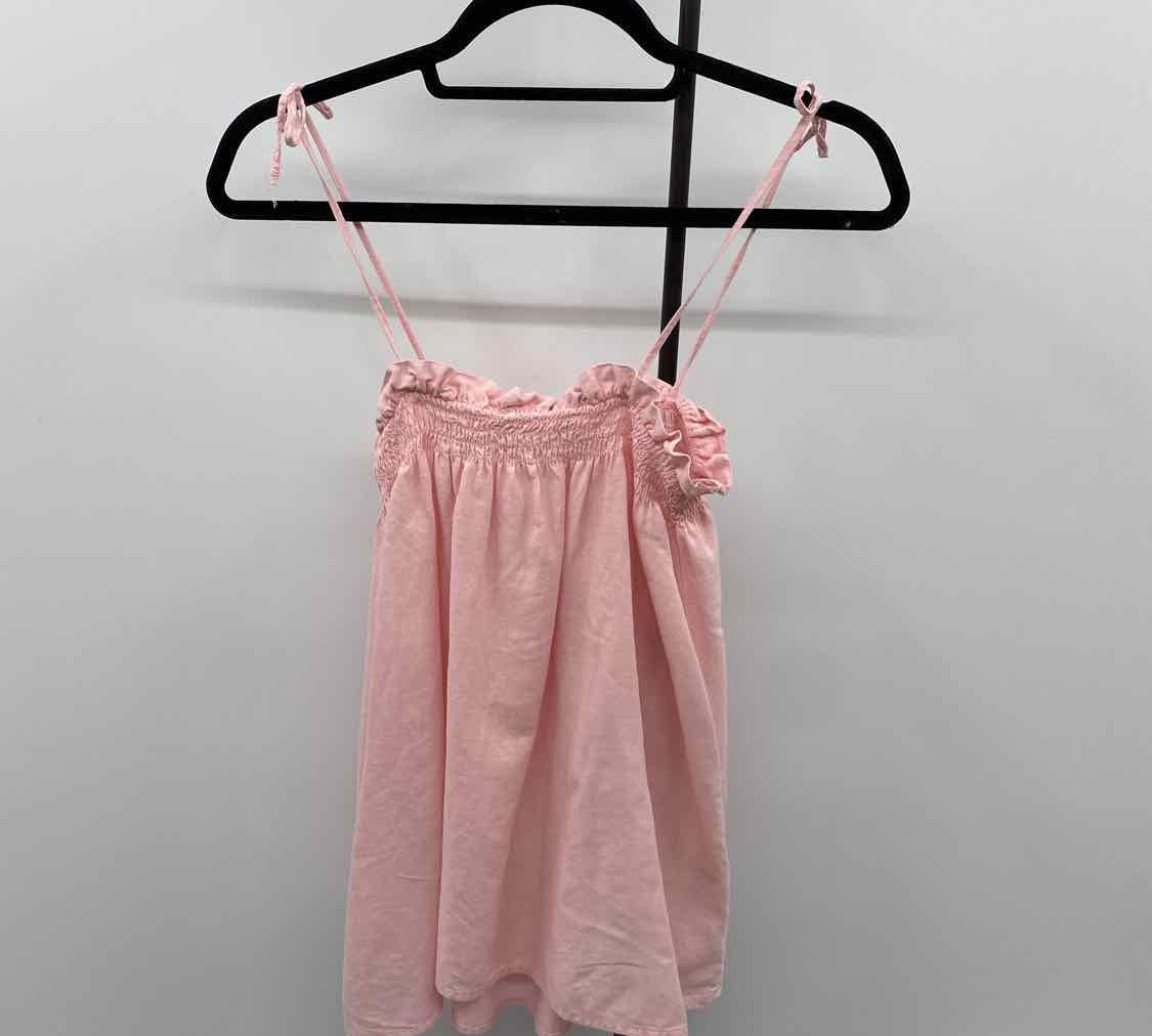 MNG Women's Size XS Pink Solid Tank