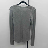 Lululemon Junior's Size M Gray Heathered Long Sleeve Shirt