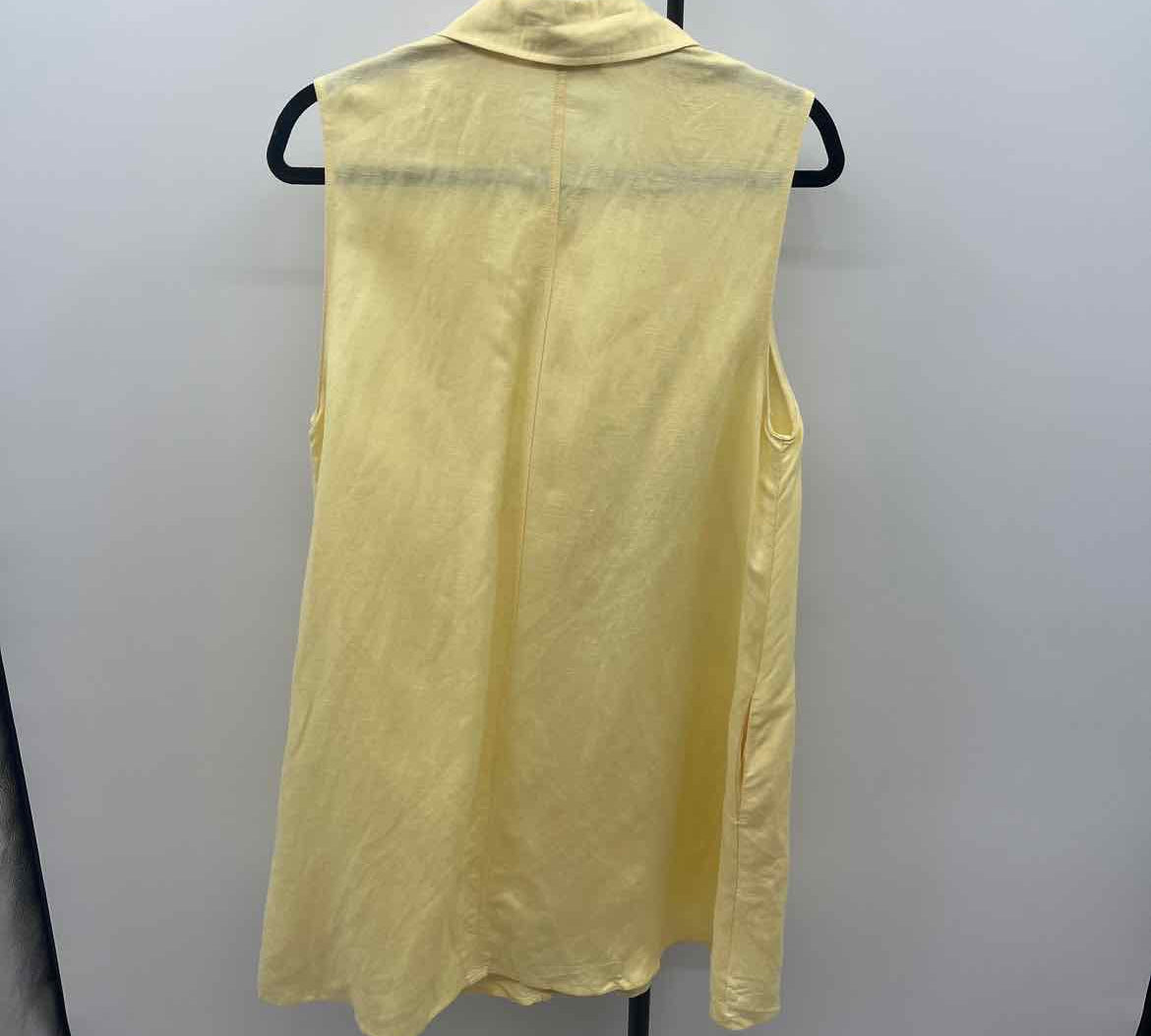 Elan Women's Size 10 Yellow Solid Dress