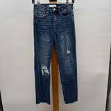 vervet Women's Size 0 Blue Distressed Jeans