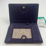 MICHAEL KORS Women's Purple Luxe pebbled Wallet